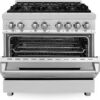 zline-36-in-4-6-cu-ft-legacy-dual-fuel-range-with-6-burner-gas-cooktop-1780622036000-6 ZLINE 36 in. 4.6 cu. ft. Legacy Dual Fuel Range with 6 Burner Gas Cooktop and Electric Convection Oven in Stainless Steel (RA36)